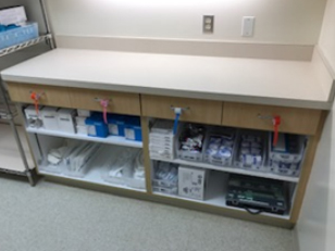 ED Supply room before 5S